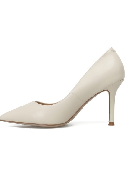 Fayla 3pr Bej Kadın Topuklu Ayakkabı modelleri