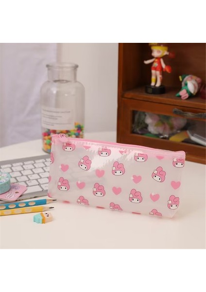 Karikatür Çilek Ayı Melodi Kuromi Tarçın Köpek Büyük Kapasiteli Öğrenci Depolama Kırtasiye Melodi Kalem Kutusu (Yurt Dışından)