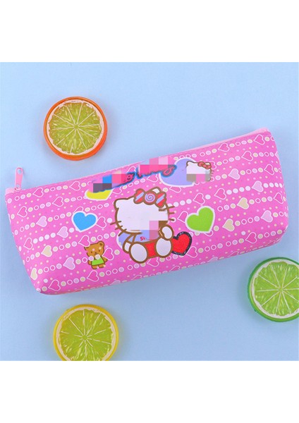Karikatür Sanrio Sanrio Kuromi Melody Pu Tek Katmanlı Kırtasiye Kırtasiye Malzemesi Saklama Kt Kalem Kutusu (Yurt Dışından)