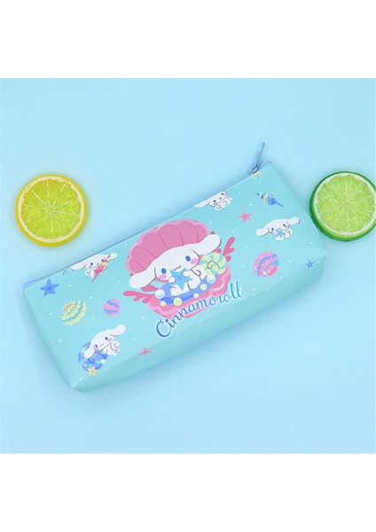 Karikatür Sanrio Sanrio Kuromi Melody Pu Tek Katmanlı Kırtasiye Kırtasiye Saklama Yeşil Büyük Kulaklı Köpek Kalem Kutusu (Yurt Dışından)