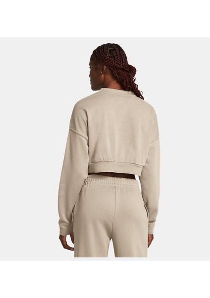 Kadın UA Rival Terry Oversized Crop Crew Uzun Kollu 1382738-204 fiyatları
