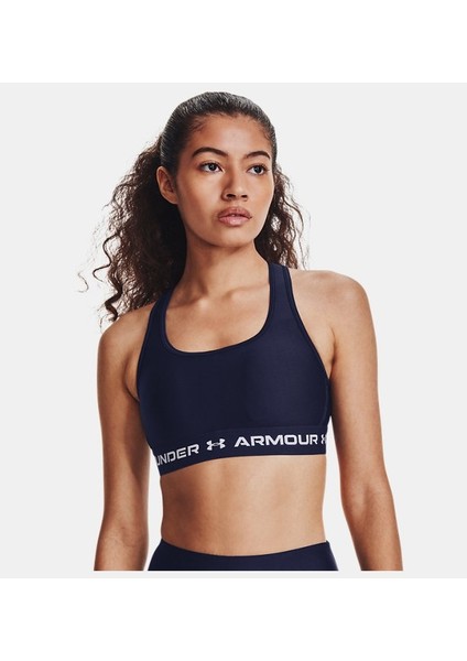 Kadın Armour® Mid Çapraz Sırtlı Spor Sütyeni 1361034-410