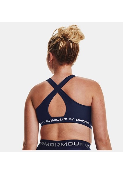 Kadın Armour® Mid Çapraz Sırtlı Spor Sütyeni 1361034-410 fırsatları