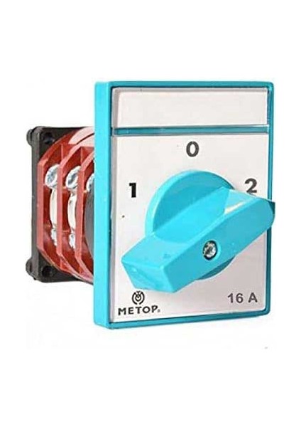 1X25A 1-0-2 Kutup Değiştirici Şalter