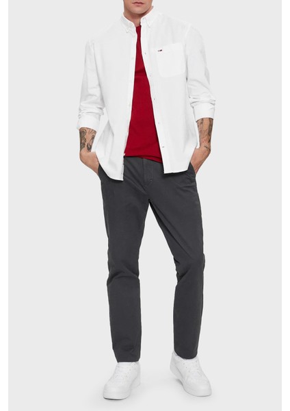 Pamuklu Regular Fit Tek Cepli Gömlek Erkek Gömlek DM0DM18335 Ybr