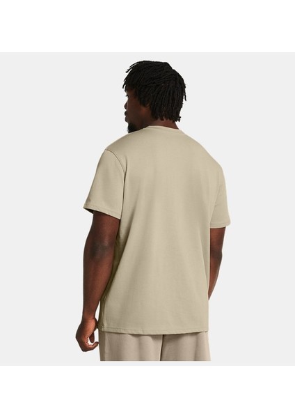 UA HW Armour Label SS 1382831-289 ERKEK Bej Tişört fiyatları