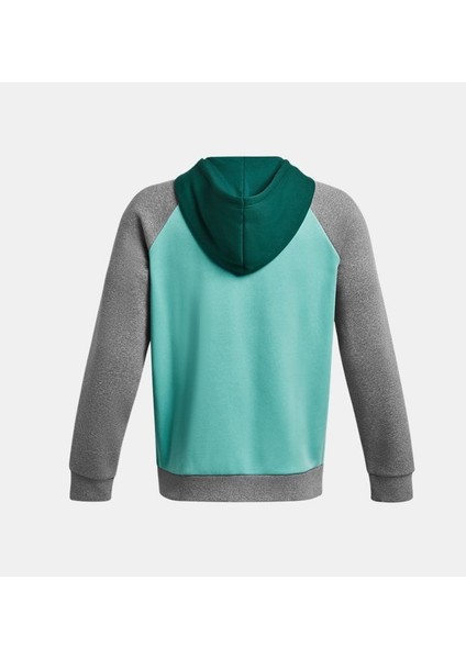 Under Armour Erkek UA Rival Fleece Colorblock Tam Boy Fermuarlı 1383096-482