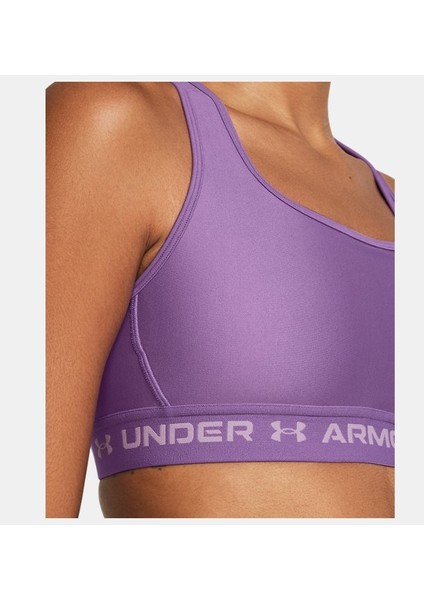 Kadın Armour® Mid Çapraz Sırtlı Spor Sütyeni 1361034-560
