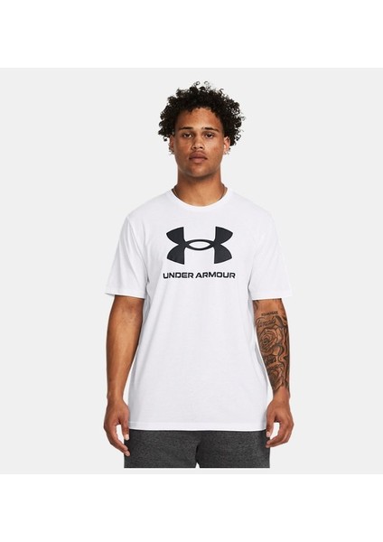 Erkek UA Sportstyle Logo Update Kısa Kollu 1382911-100