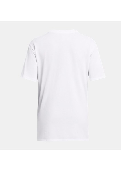 Kadın UA Heavyweight Embroidered Patch Boyfriend Oversized Kısa Kollu 1383045-100 fırsatları