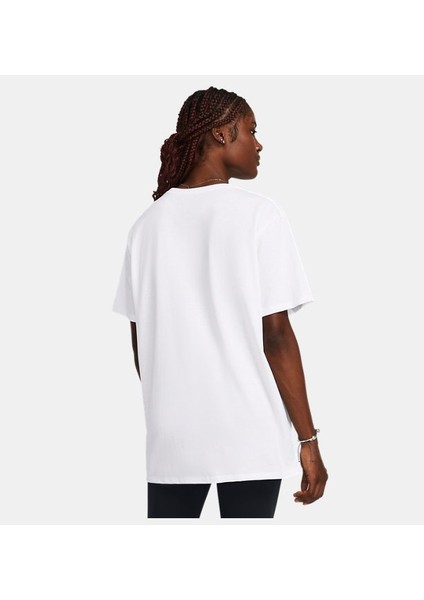 Kadın UA Campus Oversize Kısa Kollu 1387193-100 fiyatları