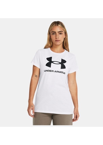 Kadın UA Sportstyle Graphic Kısa Kollu 1356305-111