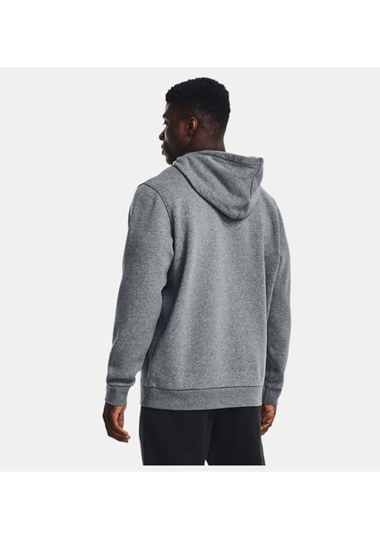 Erkek UA Essential Fleece Kapüşonlu Üst 1373880-012 fiyatları
