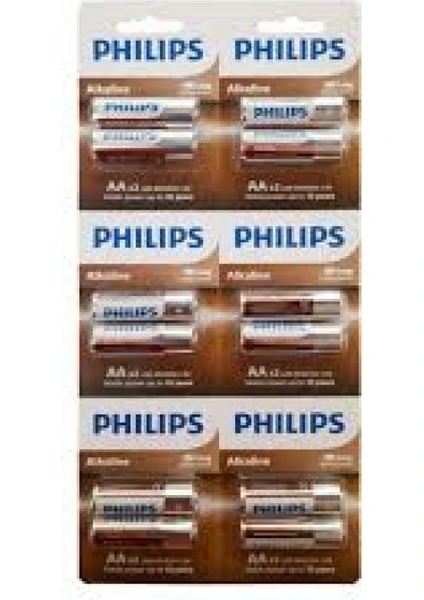 Phılıps LR03A12S/10 Alkaline Aaa Ince Pil Kartela 12 Li Kartela