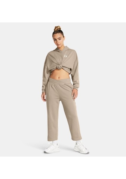 Kadın UA Rival Terry Crop Wide Leg Eşofman Altı 1382737-204 modelleri