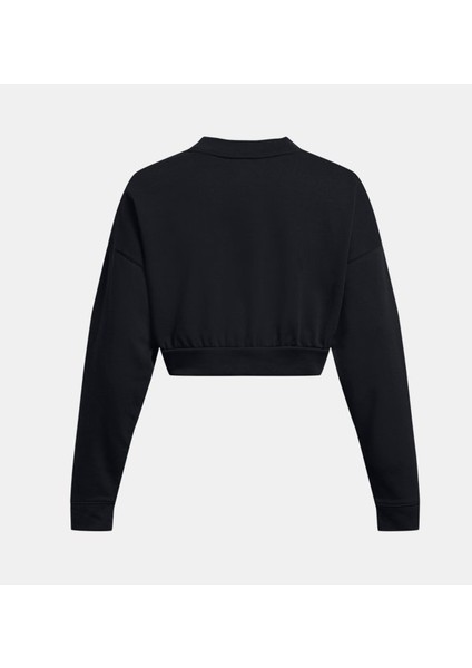 Kadın UA Rival Terry Oversized Crop Crew Uzun Kollu 1382738-001 fırsatları
