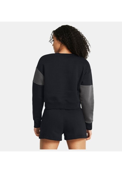 Under Armour Kadın UA Icon Fleece Crop Crew Uzun Kollu 1382721-001