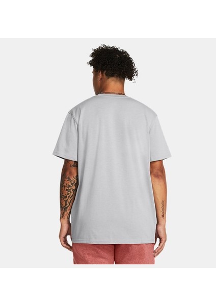 UA HW Armour Label SS 1382831-011 ERKEK Gri Tişört fiyatları
