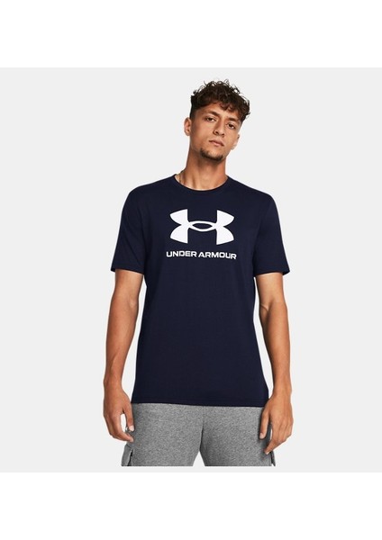 Erkek UA Sportstyle Logo Update Kısa Kollu 1382911-408