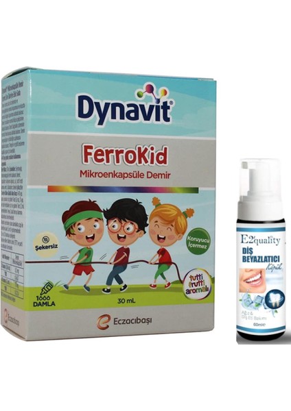 Ferrokid Damla Takviye Edici Gıda 30 Ml- Diş Beyazlatıcı Köpük