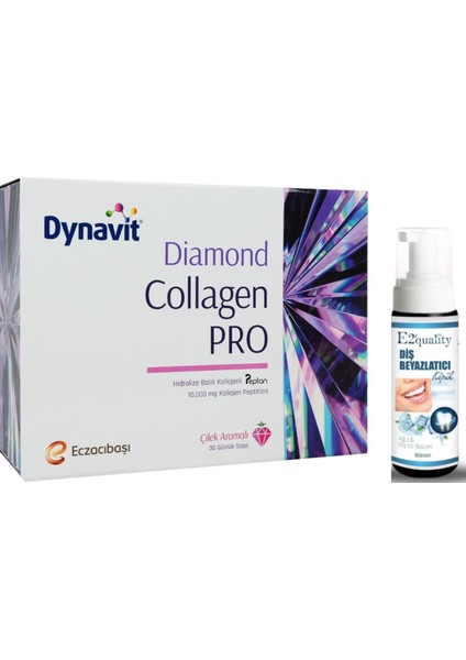 Eczacıbaşı Dynavit Diamond Collagen Pro 30 Saşe- Diş Beyazlatıcı Köpük