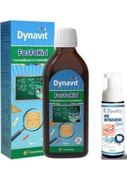 Dynavit Fosfokid Sıvı Takviye Edici Gıda 150 Ml - Diş Beyazlatıcı Köpük