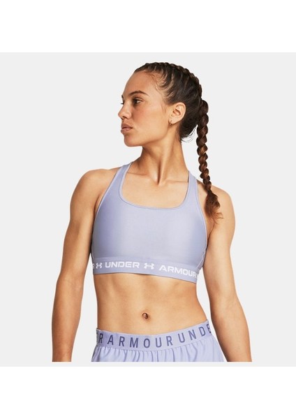Kadın Armour® Mid Çapraz Sırtlı Spor Sütyeni 1361034-539
