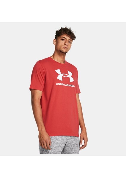Erkek UA Sportstyle Logo Update Kısa Kollu 1382911-814