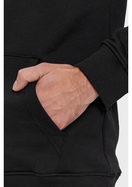 Pamuklu Regular Fit Kapüşonlu Sweatshirt Erkek Sweatshirt Dm0Dm17988 Bds