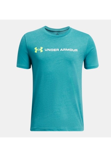 Erkek Çocuk UA Logo Wordmark Kısa Kollu 1380747-464