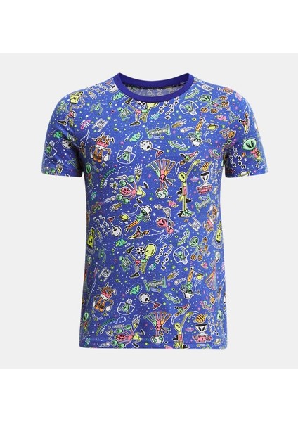 Erkek Çocuk UA Alien All Sports Kısa Kollu 1383597-401