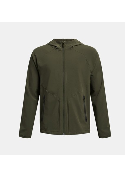 Erkek Çocuk UA Unstoppable Tam Boy Fermuarlı Üst 1383126-390