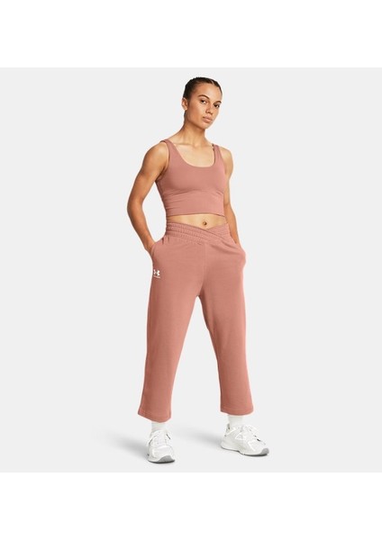 Kadın UA Rival Terry Crop Wide Leg Eşofman Altı 1382737-696 modelleri