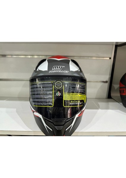 Kask Mts Pro 910 Twıster Güneş Gözlüklü Kırmızı/gri fırsatları