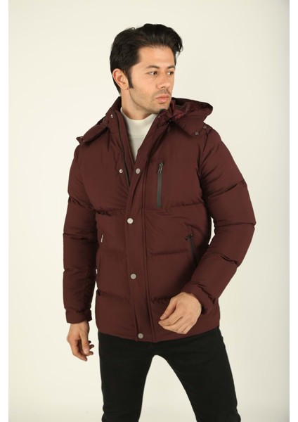Erkek Giyim Şişme Mont - Brango - 80170 - Bordo - Xxxl fiyatları