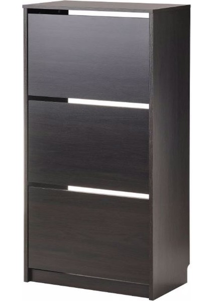 Bıssa Ayakkabı Dolabı, Venge, 49X28X135 Cm, 3 Bölmeli