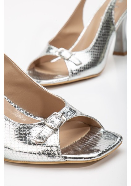 Felya Arkası Açık Topuklu Ayakkabı Bej indirimleri