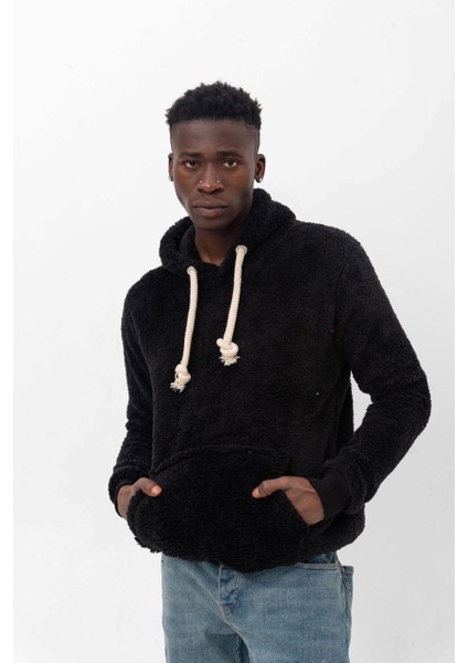 Grody.t Unisex Kapüşonlu Peluş Sweatshirt Hoody Siyah fiyatları