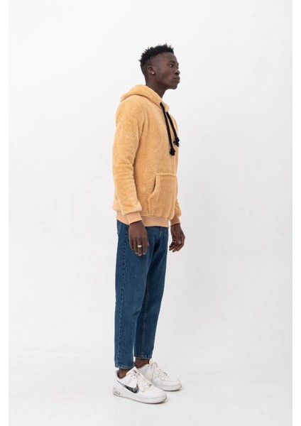 Grody.t Unisex Kapüşonlu Peluş Sweatshirt Hoody Bej fiyatları