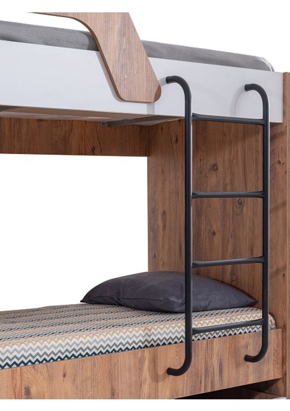 Triple Yavrulu Metal Ayaklı Ranza + 3 Comfort Yatak modelleri