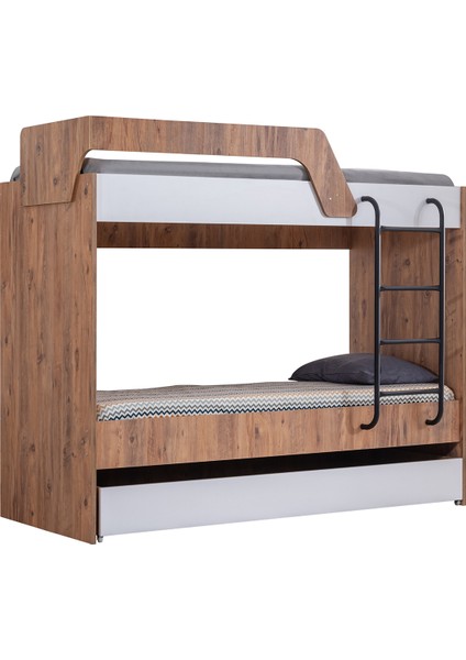 Triple Yavrulu Metal Ayaklı Ranza + 3 Comfort Yatak indirimleri