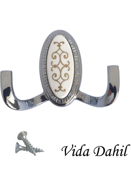 6 Adet Seç Askı Krom Portmanto Askı Vestiyer Duvar Askısı Metal Dolap Elbise Askılığı fırsatları