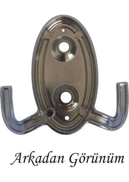 6 Adet Seç Askı Krom Portmanto Askı Vestiyer Duvar Askısı Metal Dolap Elbise Askılığı indirimleri
