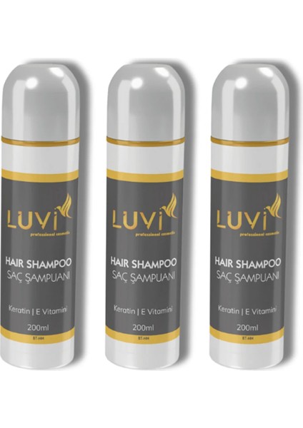 Saç Bakım Şampuanı 3'lü Set 200 ml x 3 Adet