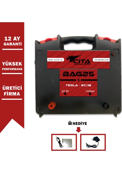 Çita - Elektrikli Çit Makinesi Ay, Domuz Kovucu