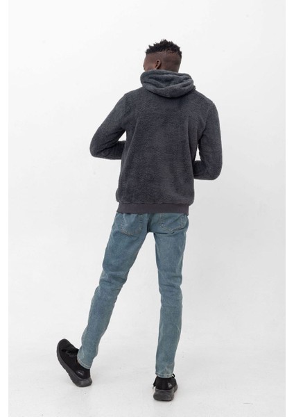 Grody.t Unisex Kapüşonlu Peluş Sweatshirt Hoody Gri fiyatları