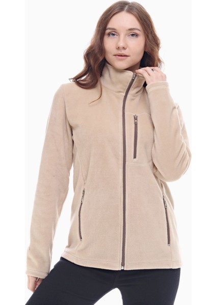 Kadın Pro Rüzgar Geçirmez 5 Cepli Tam Fermuarlı Outdoor Polar Ceket TMFR869866011 fiyatları