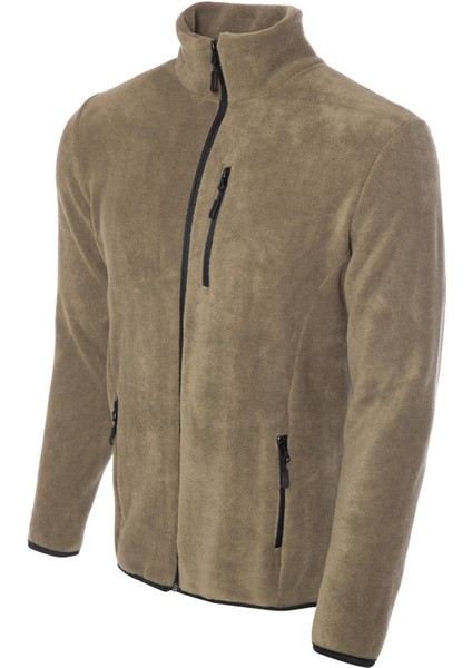 Ghassy Co.Erkek Pro Rüzgar Geçirmez 5 Cepli Outdoor Tam Fermuarlı Polar Ceket TMFR869866001