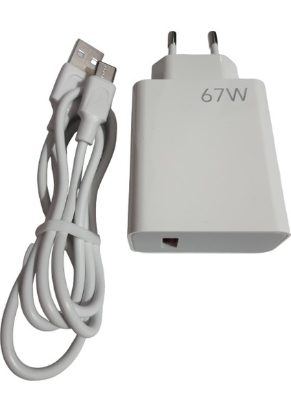 67W Orjinal Usb-C Şarj Kablosu Şarj Adaptörü Set 67 Watt Şarj