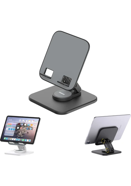 Dudao F10S 360 Derece Dönebilen Katlanır Ipad Tablet Standı Siyah